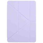 For Honor Pad 10 12.1 Clear Acrylic Deformation Leather Tablet Case(Purple) - 2