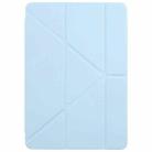 For Honor Pad 10 12.1 Clear Acrylic Deformation Leather Tablet Case(Ice Blue) - 2