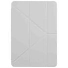 For Honor Pad 10 12.1 Clear Acrylic Deformation Leather Tablet Case(Grey) - 2