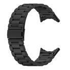 For Google Pixel Watch 3 / 2 / 1 41mm Tri-beads Flat Buckle Titanium Alloy Watch Band(Black) - 2