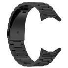 For Google Pixel Watch 3 / 2 / 1 41mm Tri-beads Flat Buckle Titanium Alloy Watch Band(Black) - 3