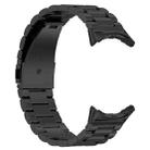 For Google Pixel Watch 3 45mm Tri-beads Flat Buckle Titanium Alloy Watch Band(Black) - 3