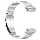 For Redmi Watch 3 Lite / 3 Active Tri-beads Flat Buckle Titanium Alloy Watch Band(Silver) - 3