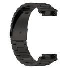 For Huami Amazfit Active Edge A2212 / A2213 Tri-beads Flat Buckle Titanium Alloy Watch Band(Black) - 3