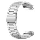 For Huami Amazfit Active Edge A2212 / A2213 Tri-beads Flat Buckle Titanium Alloy Watch Band(Silver) - 2