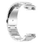 For Huami Amazfit Active Edge A2212 / A2213 Tri-beads Flat Buckle Titanium Alloy Watch Band(Silver) - 3
