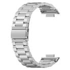 For Huawei Watch Fit 4 / 4 Pro / 3 Tri-beads Flat Buckle Titanium Alloy Watch Band(Silver) - 2