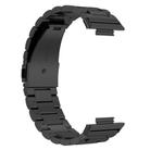For Huawei Watch Fit 2 Tri-beads Flat Buckle Titanium Alloy Watch Band(Black) - 3