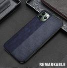 For iPhone 12 Pro Max Shockproof Hot-pressed Splicing PU + Cloth Protective Case(Dark Blue) - 3