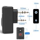 Walkie-talkie Bluetooth Wireless Earphone for Baofeng UV5R 888S / Quansheng UV K5 / K6(Black) - 3