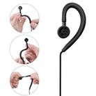 2 Pin Walkie-talkie Headset Mic Earphone for Baofeng UV5R / Quansheng UV K5 / K6 8800(Black) - 3