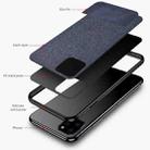 For iPhone 12 mini Shockproof Splicing PU + Cloth Protective Case(Gray) - 5