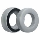 2 Pack Protein Leather Earphone Replacement Earpads Pads For Beyerdynamic DT700 PROX / DT900 PROX(Grey) - 1