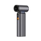 F1 Stepless Speed High-Power Turbo Handheld Fan(Dark Grey) - 1