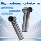 F1 Stepless Speed High-Power Turbo Handheld Fan(Dark Grey) - 2