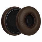1 Pair Protein Leather Earphone Replacement Earpads Pads For Beyerdynamic AVENTHO(Brown) - 1