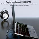 NUOXI X1 Mobile Phone Tablet Laptop Turbine Radiator Cooling Base Rack(Black) - 2