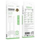 BOROFONE BX117 1m 2.4A USB to 8 Pin Source Charging Data Cable(White) - 3