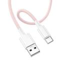 BOROFONE BX117 1m 3A USB to Type-C Source Charging Data Cable(Pink) - 2
