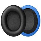 2 Pack Protein Leather Earphone Replacement Earpads Pads For HyperX Cloud 1 / I / 2 / II / 3(Black Blue) - 1