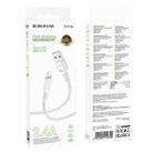 BOROFONE BX116 1m 2.4A USB to 8 Pin Certain Charging Data Cable(White) - 3