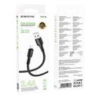 BOROFONE BX116 1m 2.4A USB to 8 Pin Certain Charging Data Cable(Black) - 3