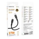 BOROFONE BX116 1m 27W Type-C to 8 Pin Certain PD Charging Data Cable(Black) - 3