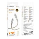 BOROFONE BX116 1m 27W Type-C to 8 Pin Certain PD Charging Data Cable(Grey) - 3