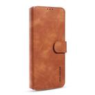 For Samsung Galaxy S20 FE DG.MING Retro Oil Side Horizontal Flip Case with Holder & Card Slots & Wallet(Brown) - 2