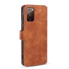 For Samsung Galaxy S20 FE DG.MING Retro Oil Side Horizontal Flip Case with Holder & Card Slots & Wallet(Brown) - 3