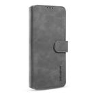 For Samsung Galaxy S20 FE DG.MING Retro Oil Side Horizontal Flip Case with Holder & Card Slots & Wallet(Grey) - 2