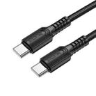 BOROFONE BX116 1m 60W Type-C to Type-C Certain Charging Data Cable(Black) - 2