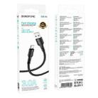 BOROFONE BX116 1m 3A USB to Type-C Certain Charging Data Cable(Black) - 3