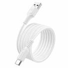 BOROFONE BX116 1m 3A USB to Type-C Certain Charging Data Cable(White) - 2