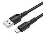 BOROFONE BX116 1m 2.4A USB to Micro USB Certain Charging Data Cable(Black) - 2