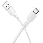 BOROFONE BX116 1m 2.4A USB to Micro USB Certain Charging Data Cable(White) - 1