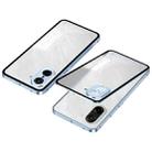 For OnePlus Ace 5 Racing Snap Buckle Single-sided Metal Frame Frosted Phone Case(Sierra Blue) - 1