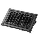NUOXI C400 6-Speed Adjustable Dual-Core Large Fan Laptop Cooler(Black) - 1