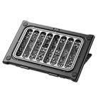 NUOXI C400 6-Speed Adjustable Dual-Core Large Fan Laptop Cooler(Silver) - 1