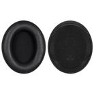 2 Pack Protein Leather Splicing Hot Pressing Thickening Earphone Replacement Earpads Pads For HyperX Cloud 1 / I / 2 / II / 3(Black) - 1