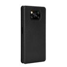 For Xiaomi Poco X3 NFC Carbon Fiber Texture Horizontal Flip TPU + PC + PU Leather Case with Card Slot(Black) - 3