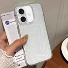 For iPhone 16 Plus Meteorite Texture Solid Color Glaze TPU Phone Case(Transparent) - 1