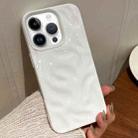 For iPhone 12 Pro Meteorite Texture Solid Color Glaze TPU Phone Case(White) - 1