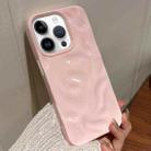 For iPhone 12 Pro Meteorite Texture Solid Color Glaze TPU Phone Case(Pink) - 1