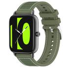 20mm For Xiaomi Haylou RS4 Plus LS11 / LS12 xDfind Hybrid Nylon Braid Silicone Watch Band(Green) - 1