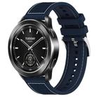 22mm For Xiaomi Watch S3 / 2 Pro / S2 / S1 xDfind Hybrid Nylon Braid Silicone Watch Band(Midnight Blue) - 1