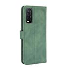 For Vivo Y20 / Y20i (Indian) Solid Color Skin Feel Magnetic Buckle Horizontal Flip Calf Texture PU Leather Case with Holder & Card Slots & Wallet(Green) - 3