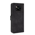 For Xiaomi Poco X3 NFC Solid Color Skin Feel Magnetic Buckle Horizontal Flip Calf Texture PU Leather Case with Holder & Card Slots & Wallet(Black) - 3