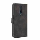 For Xiaomi Redmi K30 Ultra Solid Color Skin Feel Magnetic Buckle Horizontal Flip Calf Texture PU Leather Case with Holder & Card Slots & Wallet(Black) - 3