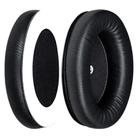 2 Pack Protein Leather Earphone Replacement Earpads Pads For HyperX Cloud Orbit S / Audeze(Black) - 1